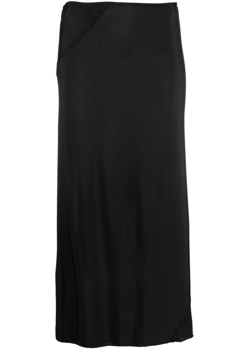 Jil Sander mid-rise straight midi skirt