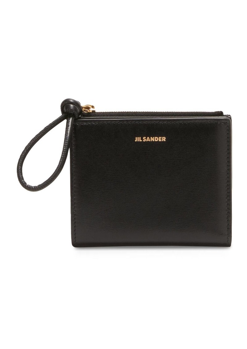 Jil Sander Mini Embossed Leather Wallet