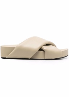 Jil Sander open-toe leather sandals