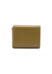 Jil Sander logo embossed tri-fold wallet