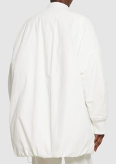 Jil Sander Oversize Cotton Down Bomber Jacket