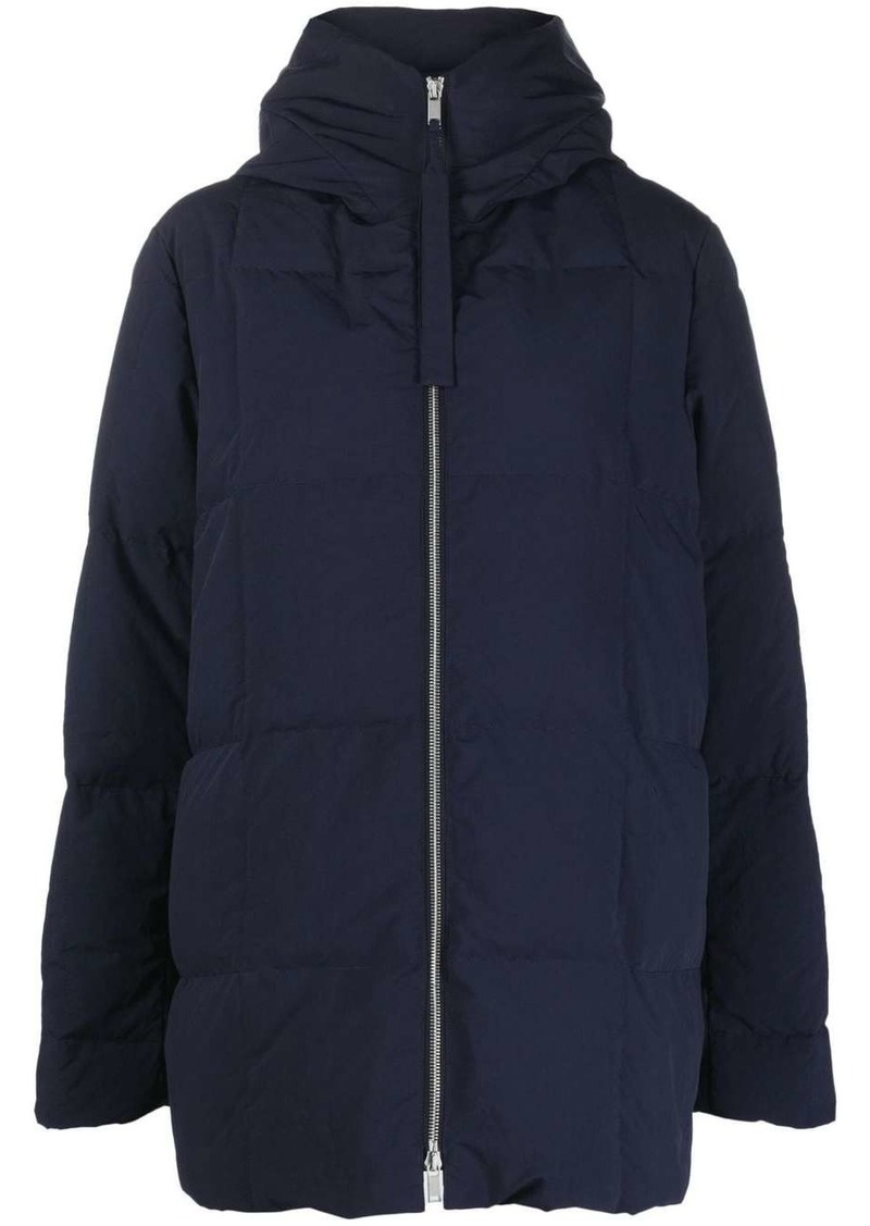 Jil Sander padded zip-fastening coat