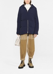 Jil Sander padded zip-fastening coat