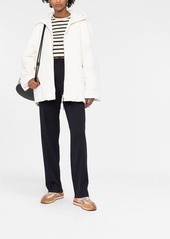 Jil Sander padded zip-up hooded jacket