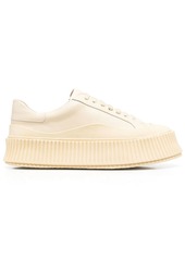 Jil Sander panelled low-top leather sneakers