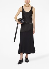 Jil Sander panelled sleeveless dress