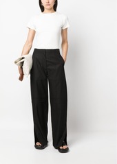 Jil Sander panelled straight-leg cut trousers