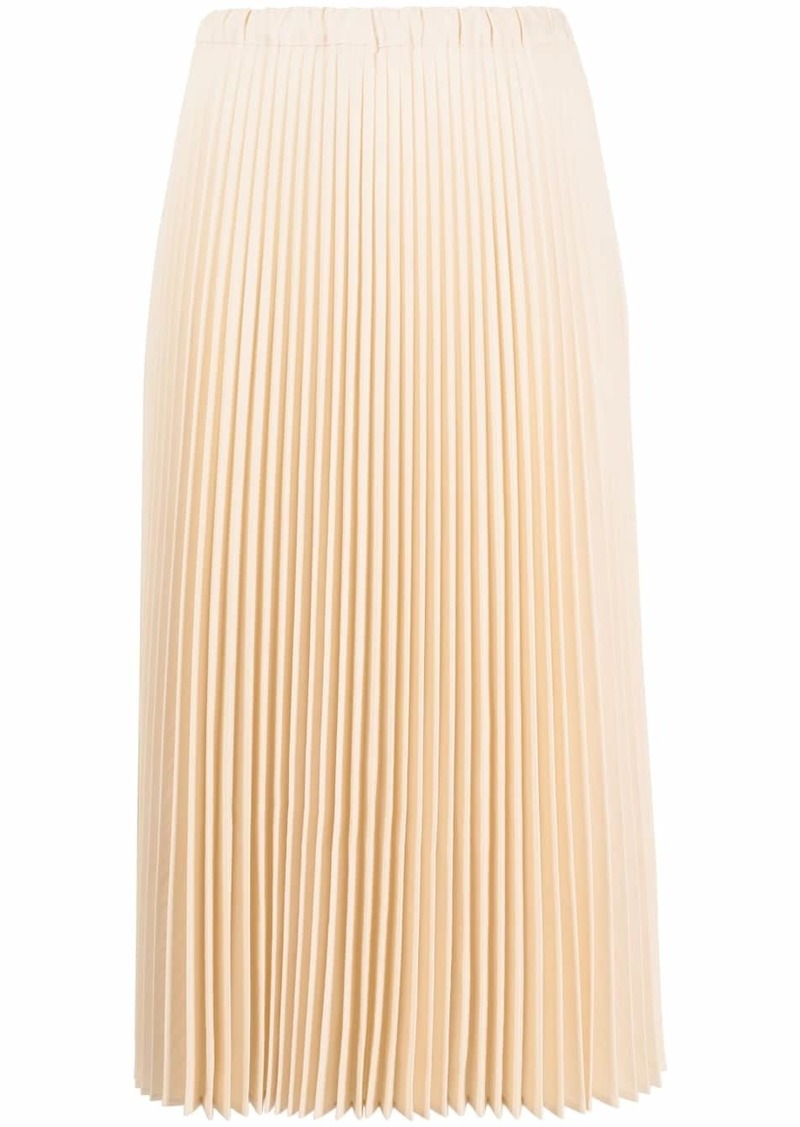 Jil Sander pleated midi skirt