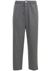 Jil Sander Plus Light Compact Wool Flannel Pants