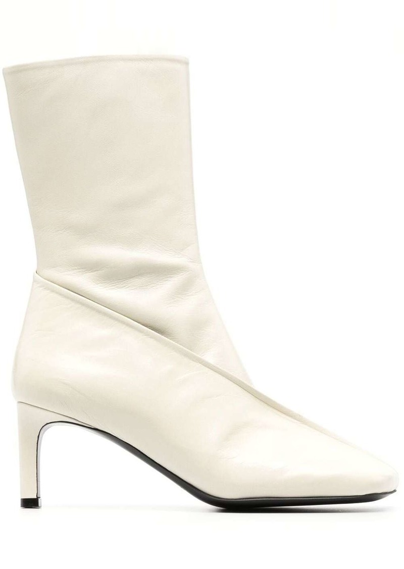 Jil Sander pointed leather ankle boots