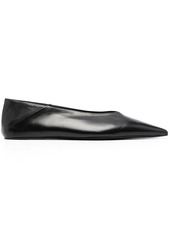Jil Sander pointed-toe ballerina shoes