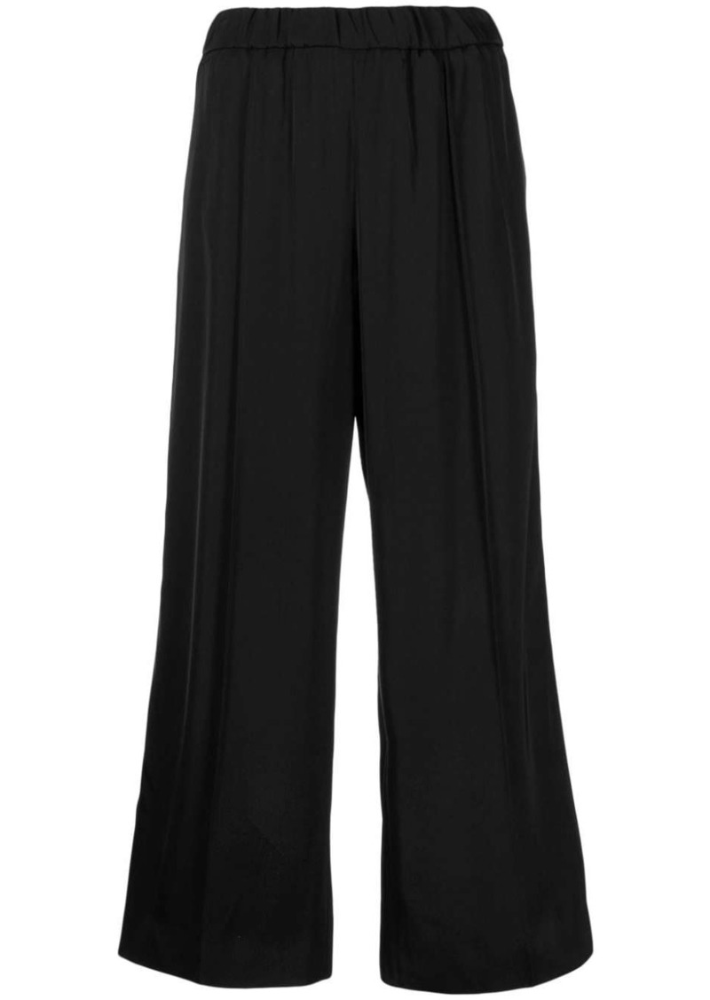 Jil Sander pressed-crease elasticated-waist trousers