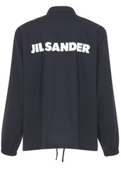 Jil Sander Printed Cotton Poplin Shirt Jacket
