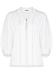 Jil Sander puff-sleeve cotton blouse