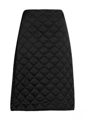 Jil Sander Quilted A-Line Midi-Skirt