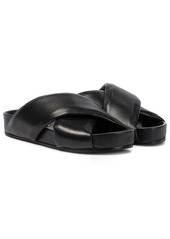 Jil Sander Quilted leather sandals