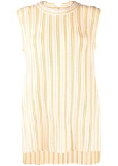 Jil Sander rib-knit sleeveless top