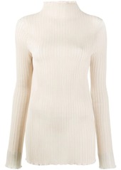 Jil Sander ribbed knitted top
