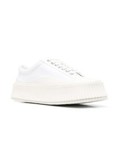 Jil Sander round-toe lace-up sneakers