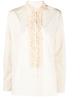 Jil Sander ruffle-trim blouse