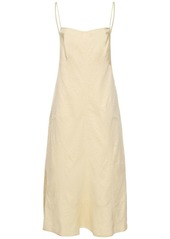 Jil Sander Satin & Lace Mini Dress