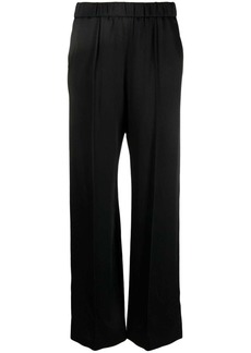 Jil Sander satin-finish wide-leg trousers