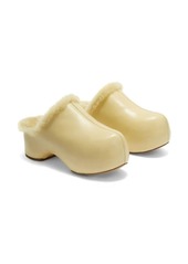 Jil Sander shearling-lined clogs