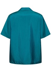 Jil Sander Shirt 36 Nylon Silk Canvas Shirt