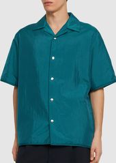 Jil Sander Shirt 36 Nylon Silk Canvas Shirt