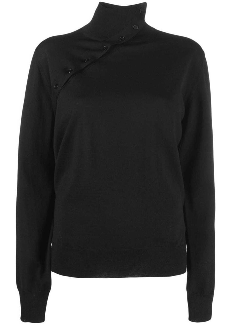 Jil Sander side button jumper