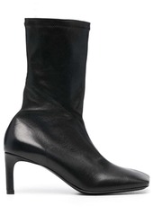 Jil Sander slanted 70mm square-toe ankle boots