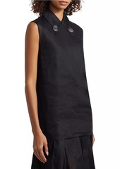 Jil Sander Sleeveless Collared Top