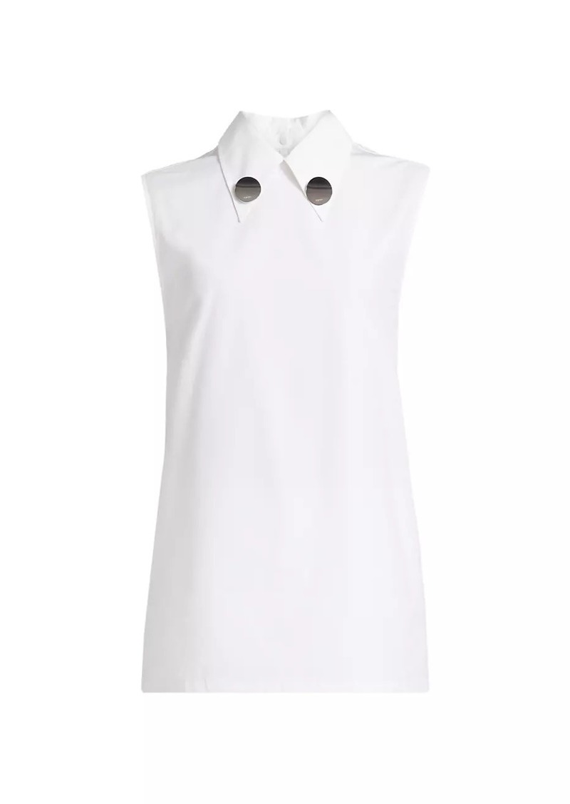 Jil Sander Sleeveless Collared Top