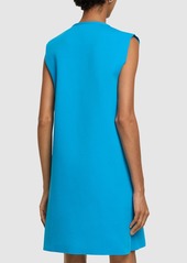 Jil Sander Sleeveless Knit Cutout Mini Dress