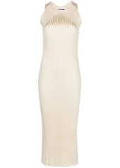 Jil Sander sleeveless ribbed maxi dress