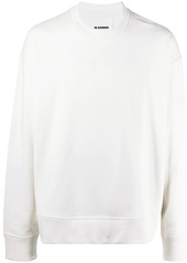 Jil Sander slogan print relaxed sweatshirt