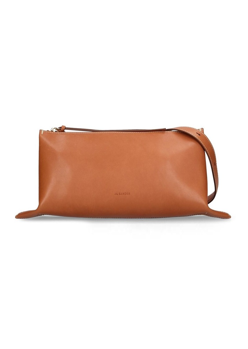 Jil Sander Small Empire Leather Shoulder Bag