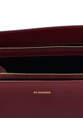 Jil Sander Small Giro Leather Shoulder Bag