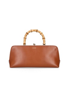 Jil Sander Small Goji Leather Top Handle Bag