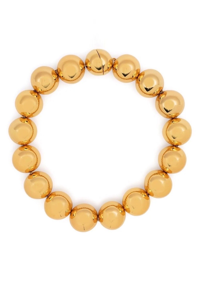 Jil Sander sphere beaded necklace