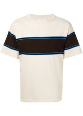 Jil Sander striped cotton-wool blend T-shirt