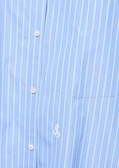 Jil Sander Sunday Oversized Cotton Poplin Shirt
