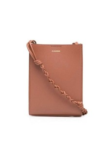 Tangle Mini  Brown Leather Crossbody Bag  Jil Sander Woman