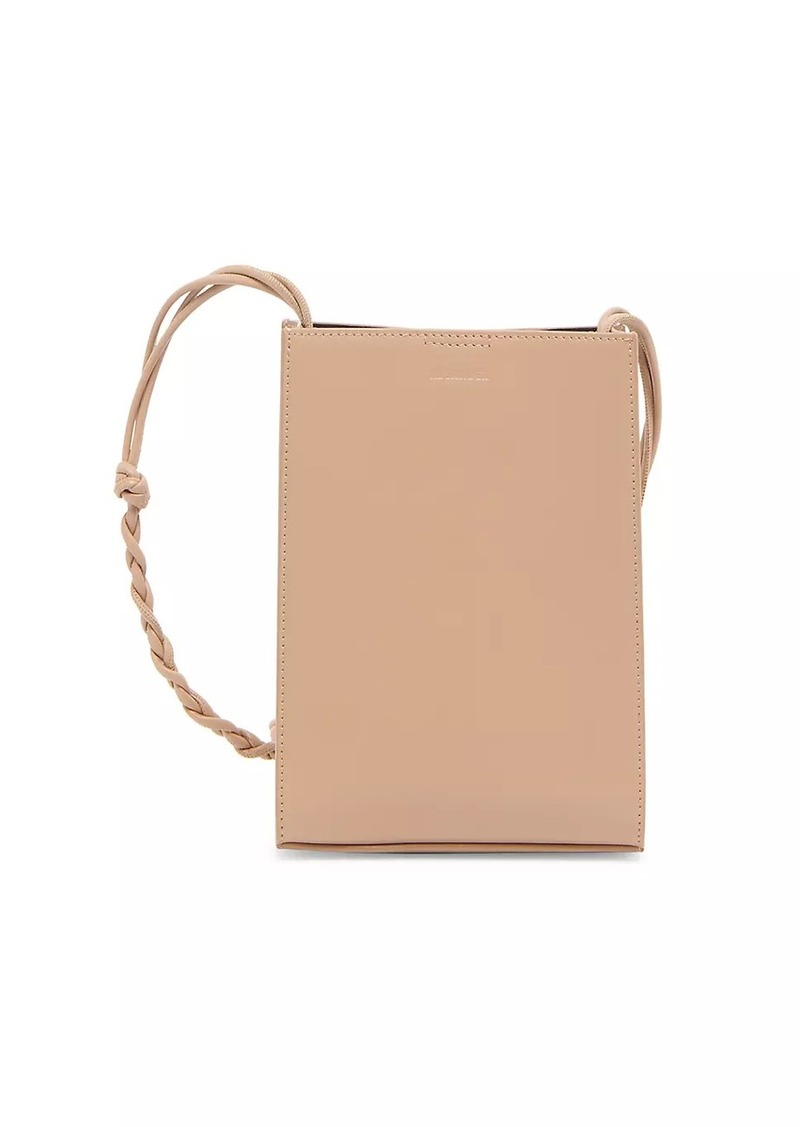 Jil Sander Tangle Small Leather Crossbody Bag