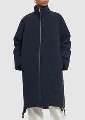 Jil Sander Tech Midi Down Jacket W/ Hood