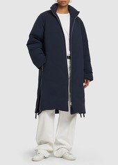 Jil Sander Tech Midi Down Jacket W/ Hood