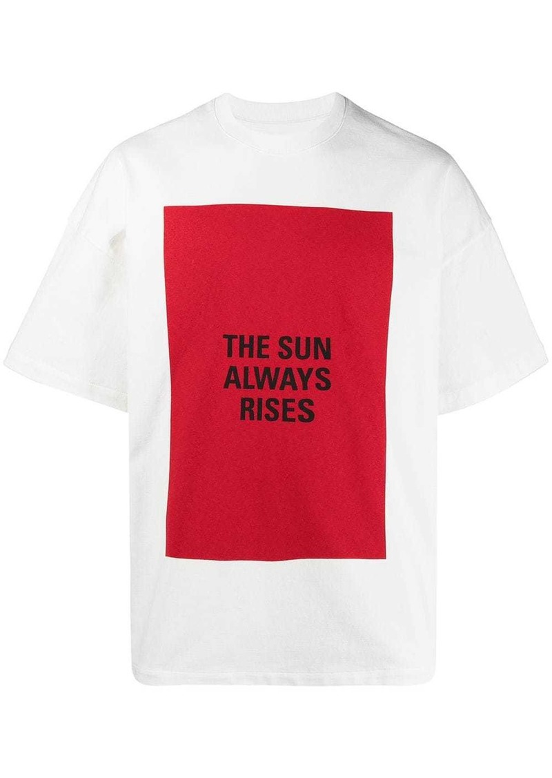 JIL SANDER THE SUN ALWAYS RISES Tシャツ www.techmarketim.com