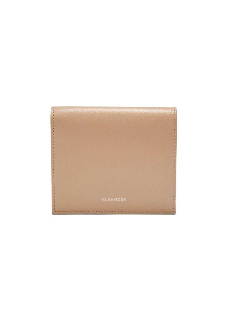 Jil Sander tri-fold leather wallet