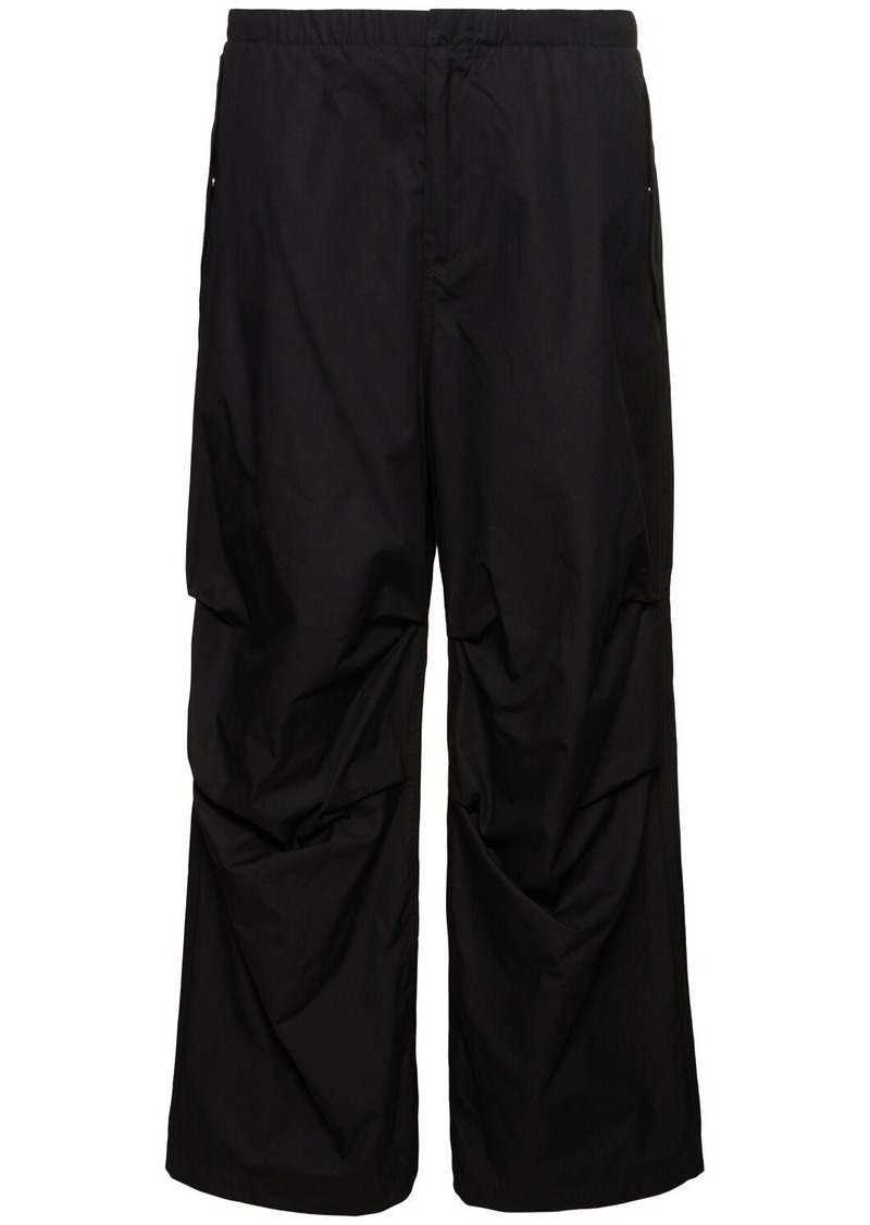 Jil Sander Trousers 5 Washed Cotton Loose Pants