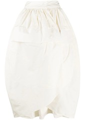 Jil Sander tulip mid-length skirt